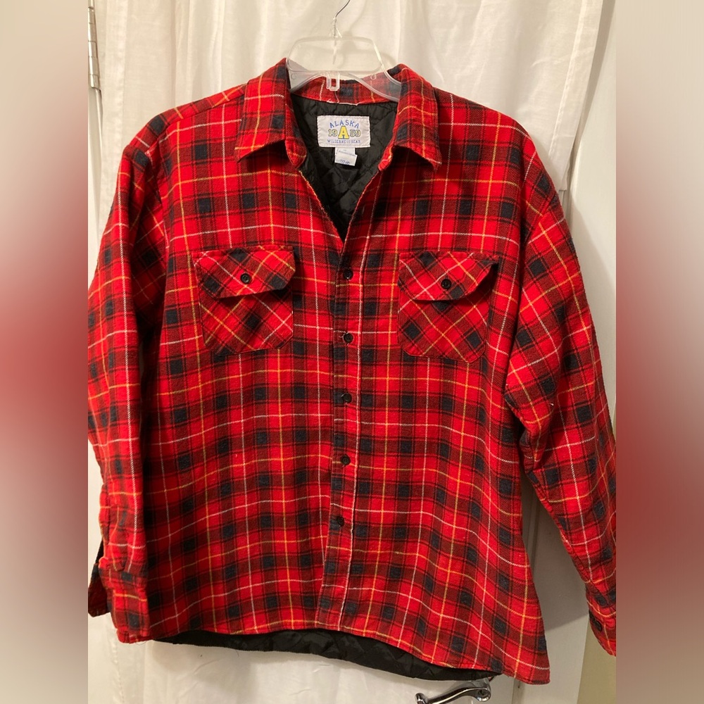 Alaska 1959 Wilderness Gear Vintage Flannel Shirt w/ Quilted Warm Lining